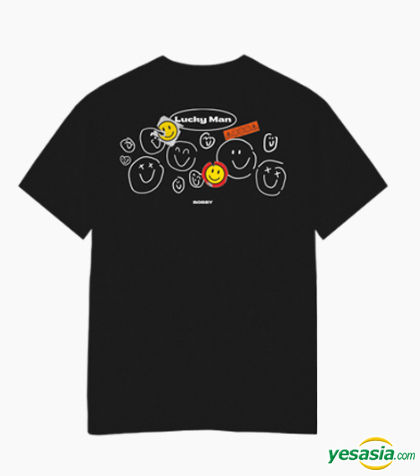 Yesasia Bobby Lucky Man X Sopooom T Shirt Type 1 Design 1 a Black Small Gifts Male Stars Photo Poster Groups Celebrity Gifts Bobby Ikon Yg Entertainment Korean Collectibles Free Shipping