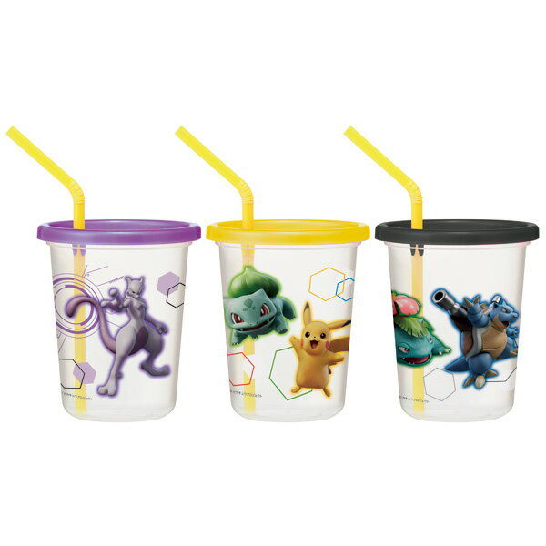 Yesasia スケーター ストロー付 タンブラー 3個 3ml ポケットモンスター 劇場版19 ライフスタイル ギフト 無料配送 北米サイト