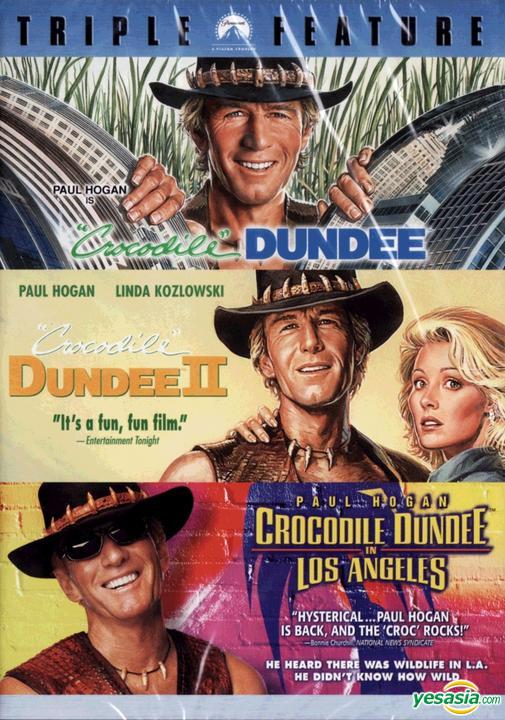 YESASIA Crocodile Dundee Triple Feature (DVD) (3Disc Set) (US Version