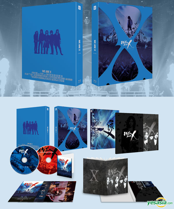 Yesasia We Are X Blu Ray Cd Scanavo Full Slip Outcase Booklet Poster Photo Card Blue Edition Korea Version Blu Ray X Japan Stephen Kijak The Blue Korea