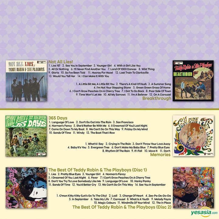 Yesasia Diamond Mini Box Teddy Robin The Playboys 6cd Cd 秦迪羅賓 テディー ロビン 洋楽 その他 無料配送