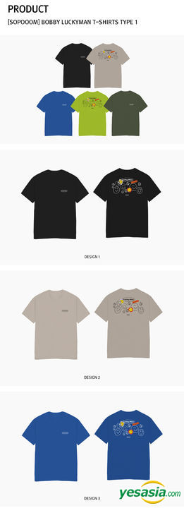 Yesasia Bobby Lucky Man X Sopooom T Shirt Type 1 Design 1 a Black Large Celebrity Gifts Gifts Male Stars Photo Poster Groups Bobby Ikon Yg Entertainment Korean Collectibles Free Shipping North America Site