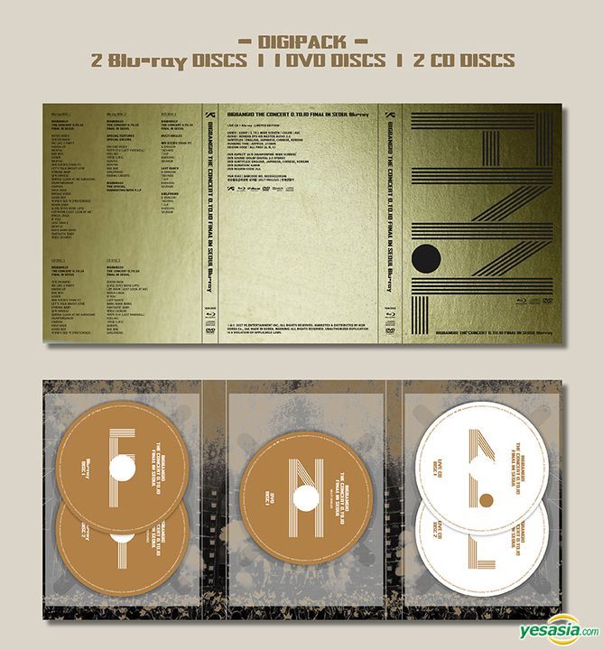 Yesasia Image Gallery Big Bang Bigbang10 The Concert 0 To 10 Final In Seoul 2 Blu Ray Dvd 2cd Photobook Korea Version