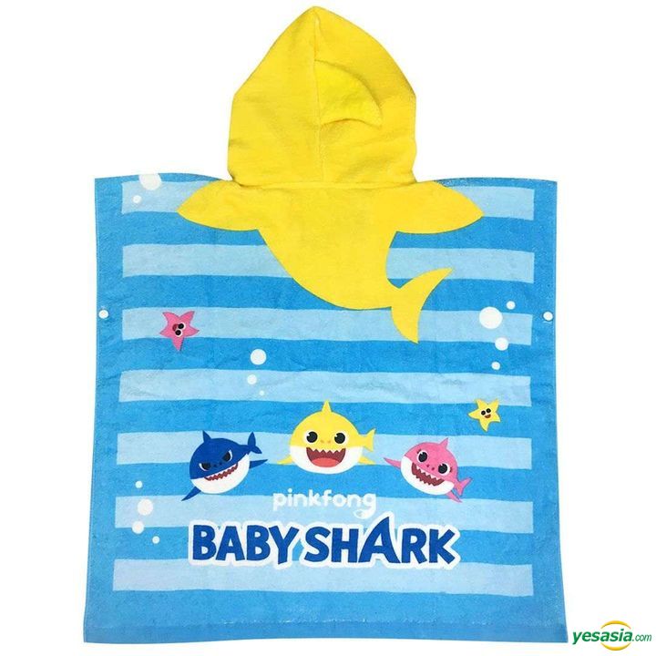 YESASIA Pinkfong Baby Shark Bath Towel Taiwan Public Television