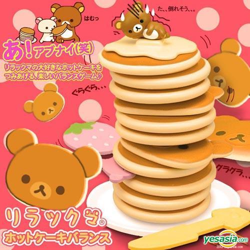 YESASIA Rilakkuma Pancake Stacking Game Toys Free Shipping